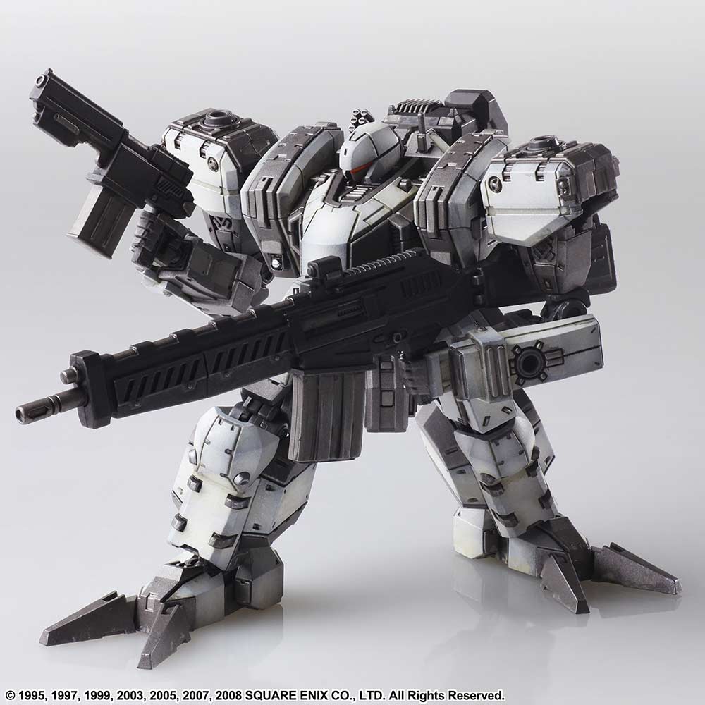 (PO) Front Mission Structure Arts 1/72 Scale Plastic Model Kit Series Zenith DV White 4 Set Image_9