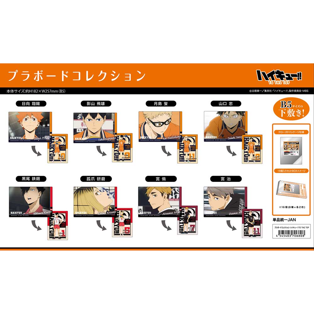 (PO) Plastic Board Collection Haikyu! To The Top [BOX] Image_1