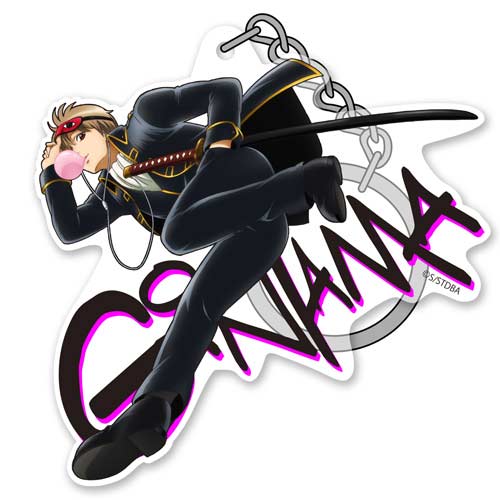 (PO) Gintama Sogo Okita Acrylic Key Ring Katsugeki Ver. Image_1
