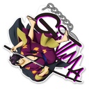 (PO) Gintama Shinsuke Takasugi Acrylic Key Ring Katsugeki Ver. Image_1