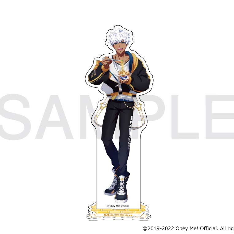 (PO) Obey Me! x mixx garden Dokidoki Cafe Meguri in Human World Acrylic Stand - Mammon Image_1