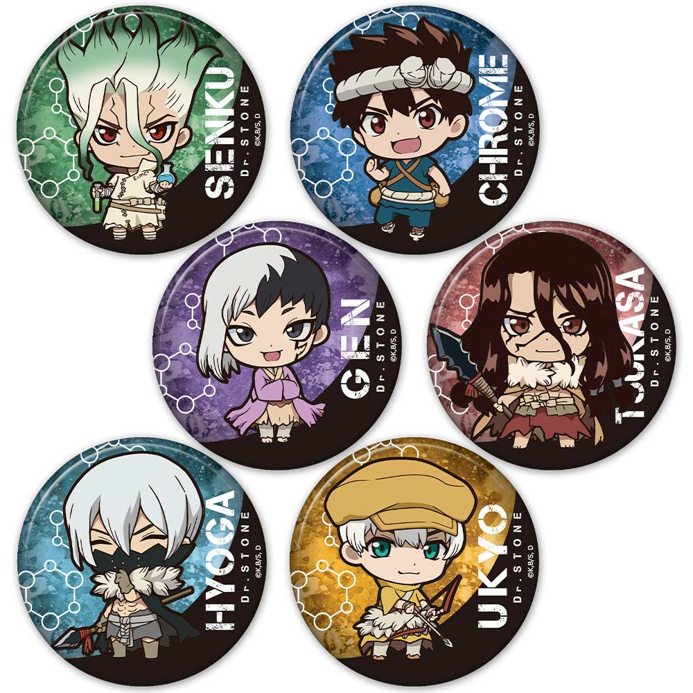 (PO) Dr. Stone Can Badge Collection [BOX] Image_2