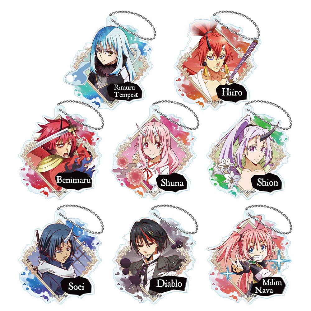 (PO) That Time I Got Reincarnated as a Slime the Movie: Scarlet Bond Vintage Series Acrylic Key Chain [BOX] Image_1