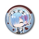 (PO) RE:Zero Starting Life in Another World Choi Deka Can Badge (Valentine Ver.) Rem Image_1