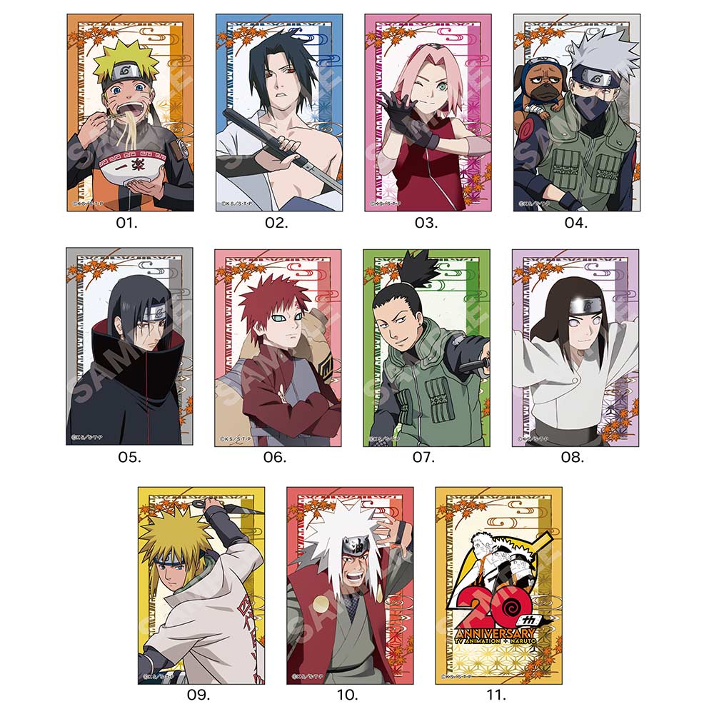 (PO) NARUTO Shippuden Satin Fabric Sticker 01 Vol. 1 [BOX] Image_1
