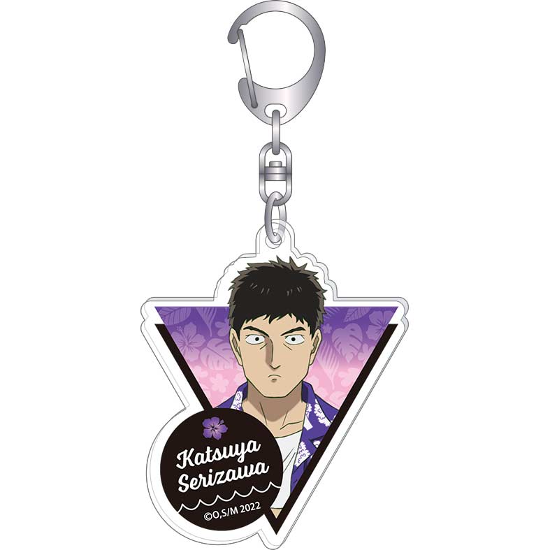 (PO) Mob Psycho 100 III Acrylic Keychain Serizawa Katsuya Aloha Ver. Image_1