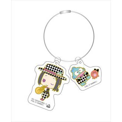 (PO) Bungo Stray Dogs x Sanrio Characters Wired Keychain Mori Ougai x Hangyodon Orchestra Ver. Image_1