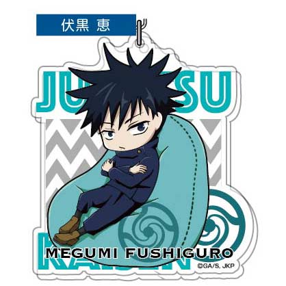 (PO) Acrylic Key Chain Jujutsu Kaisen Yurutto Cushion Series 02 Fushiguro Megumi AK (Re-issue) Image_1