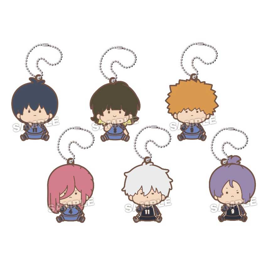 (PO) CHUBBY CHUBBY Blue Lock Rubber Key Chain [BOX] Image_2