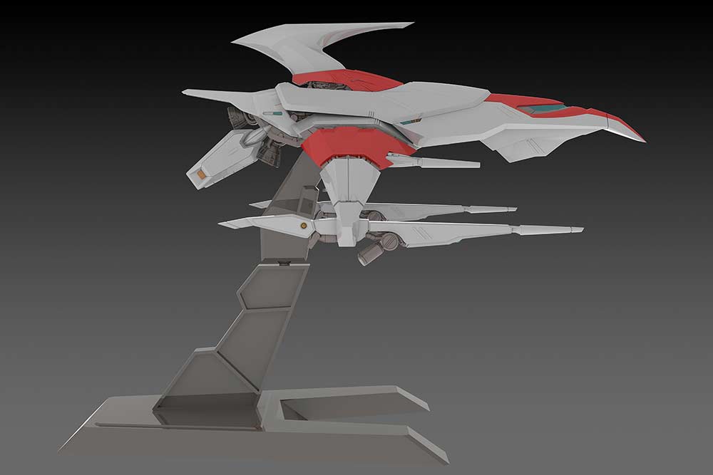 (PO) Darius SILVER HAWK 3F-1B SPACE FIGHTER Image_2