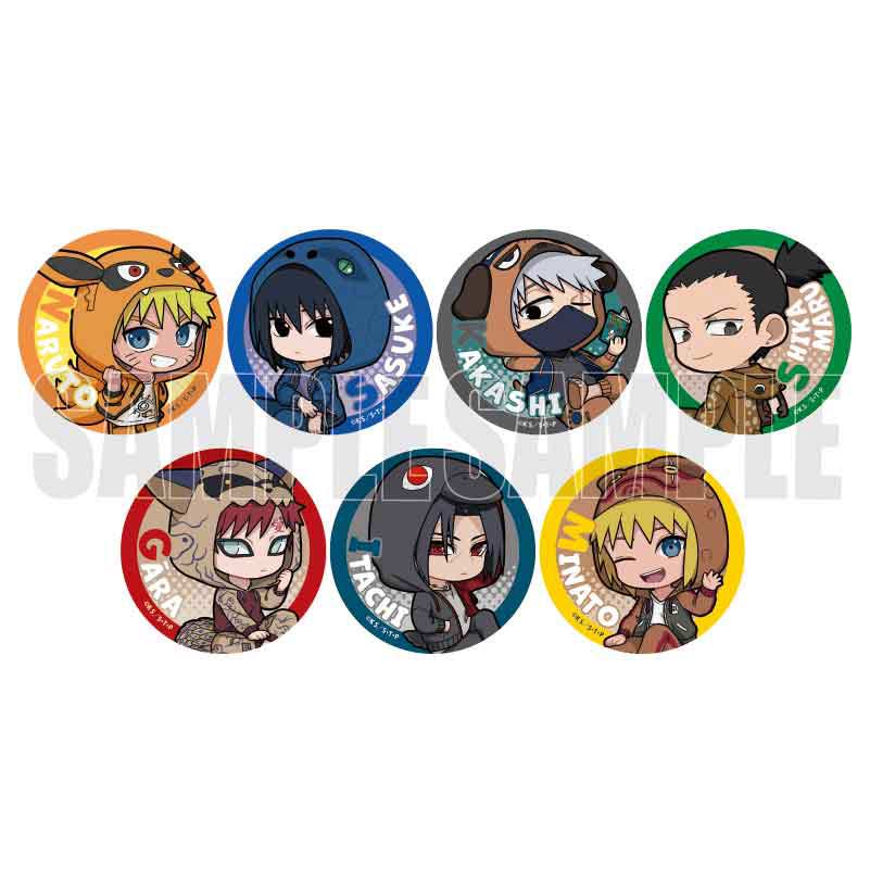 (PO) Trading Can Badge Deformed NARUTO Shippuden Kigurumi Pajamas Ver. [BOX] Image_1