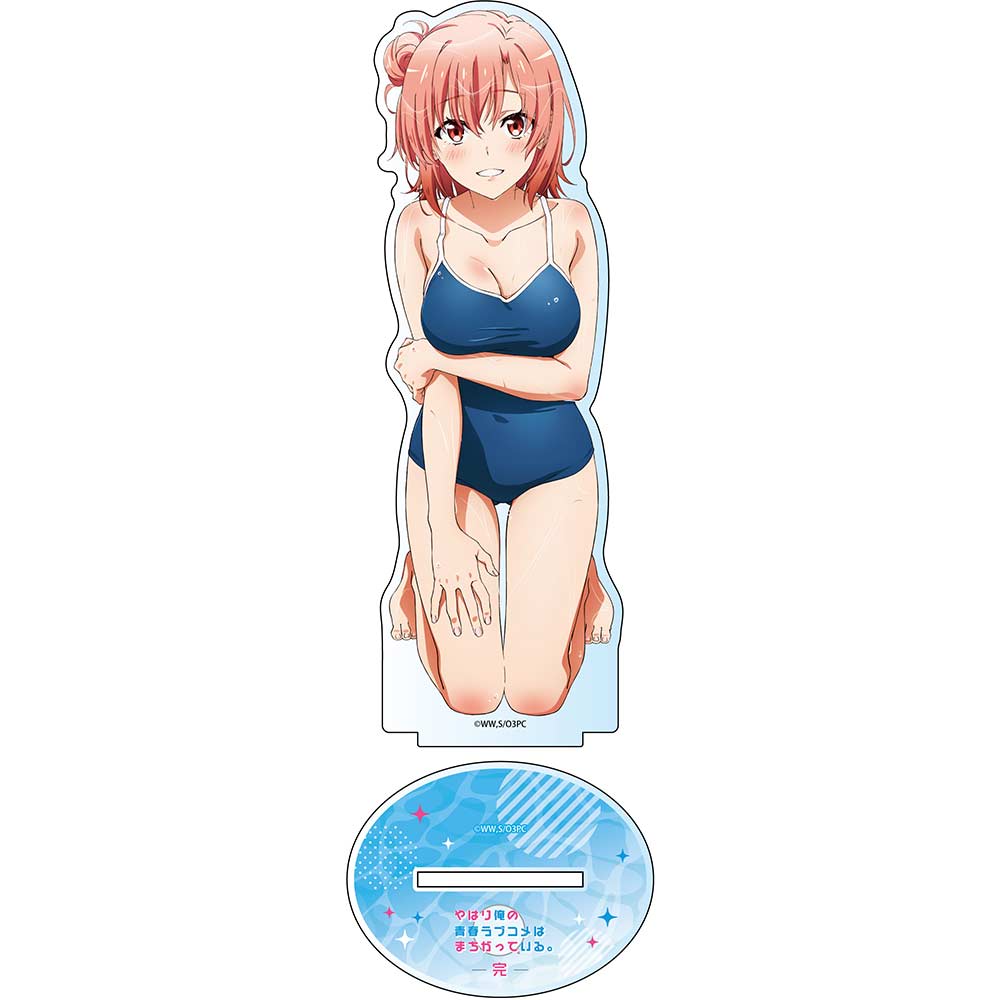 (PO) My Teen Romantic Comedy SNAFU Original Illustration Swimwear Big Acrylic Stand - Yuigahama Yui Image_1
