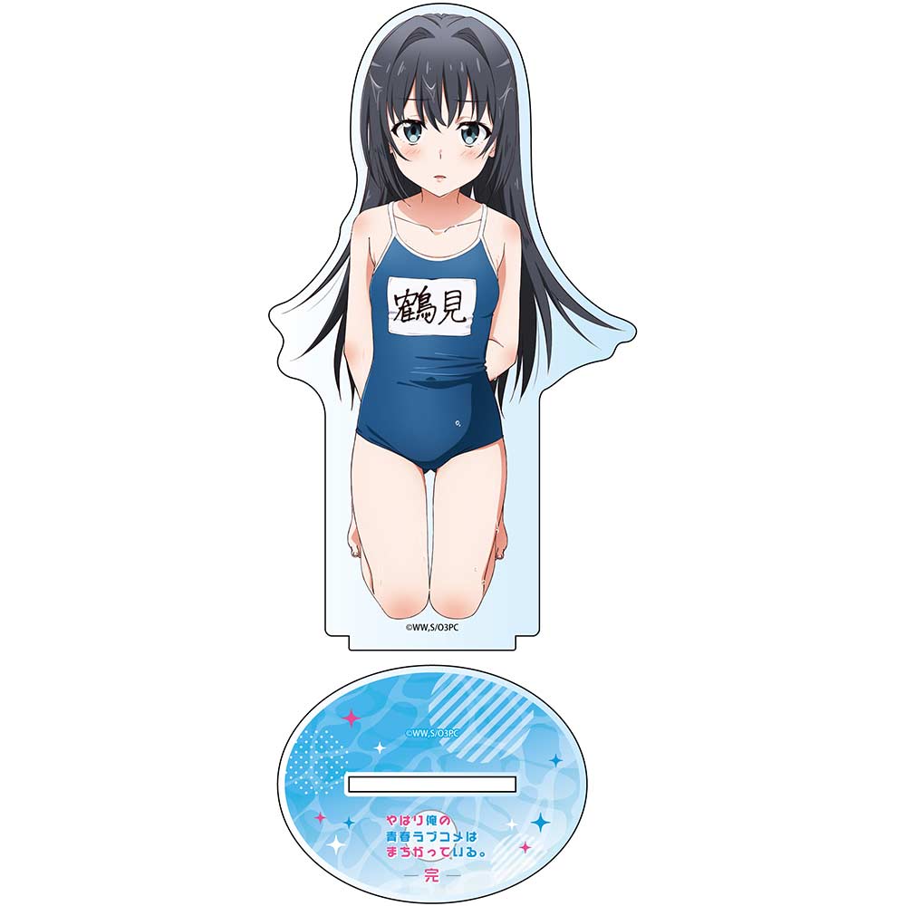 (PO) My Teen Romantic Comedy SNAFU Original Illustration Swimwear Big Acrylic Stand - Tsurumi Rumi Image_1