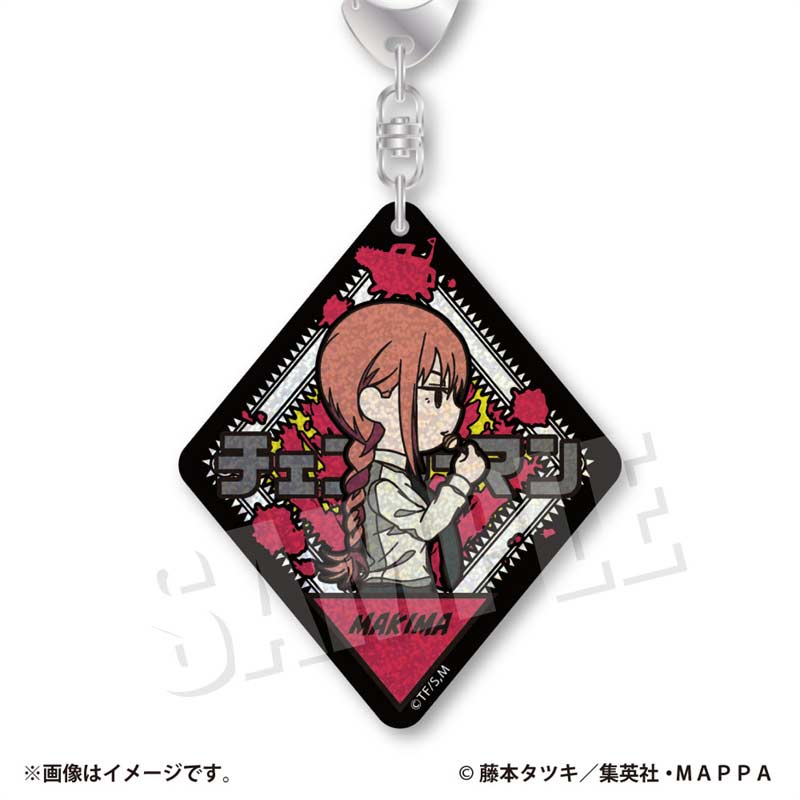 (PO) VETCOLO Chainsaw Man Glitter Acrylic Key Chain 06 Makima Image_1