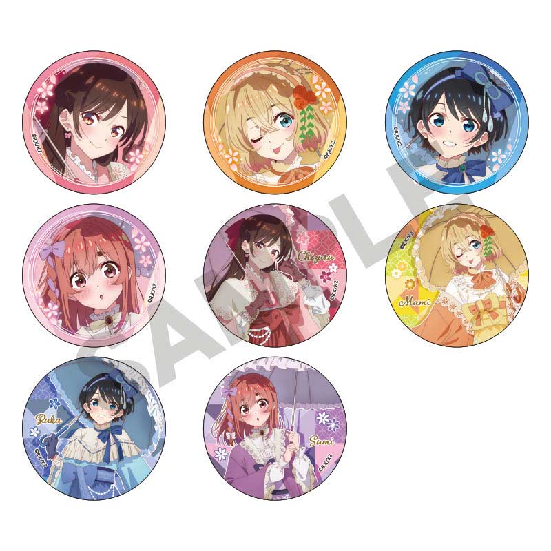 (PO) Rent-A-Girlfriend Trading Can Badge Japanese Style Lolita [BOX] Image_1