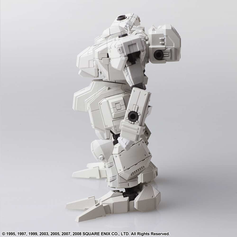 (PO) Front Mission Structure Arts 1/72 Scale Plastic Model Kit Series Zenith DV White 4 Set Image_3