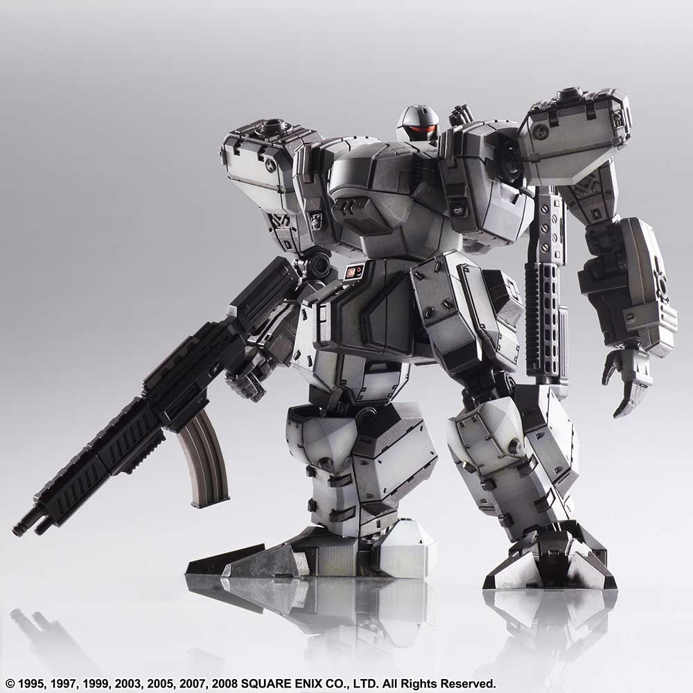 (PO) Front Mission Structure Arts 1/72 Scale Plastic Model Kit Series Zenith DV White 4 Set Image_10