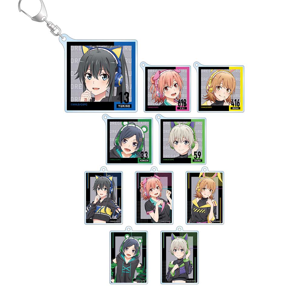 (PO) My Teen Romantic Comedy SNAFU Original Illustration Gaming Fashion Ver. Trading Acrylic Key Chain [BOX] Image_2