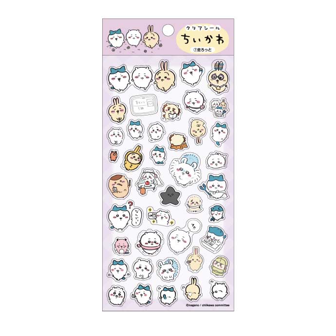 (PO) Chiikawa Clear Sticker 7 Hashirotto Image_1
