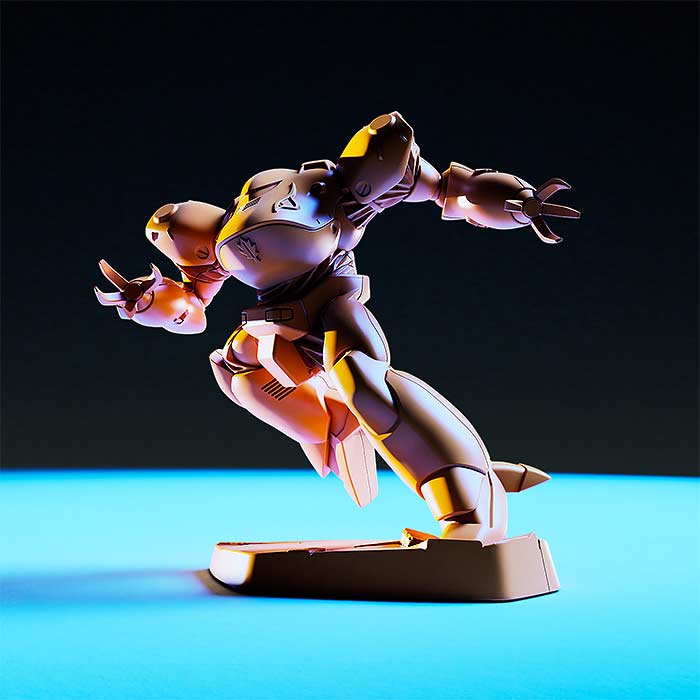 (PO) Mobile Police PATLABOR PLAMAX MF-68 minimum factory Griffon & Chimaera Effect Color Ver. Image_3