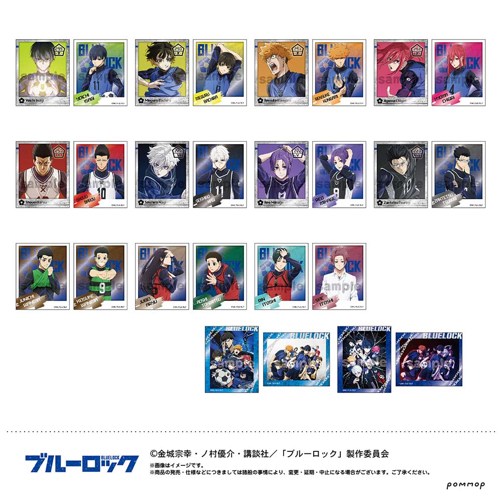 (PO) Blue Lock Photo Style Metal Sticker Collection [BOX] Image_2