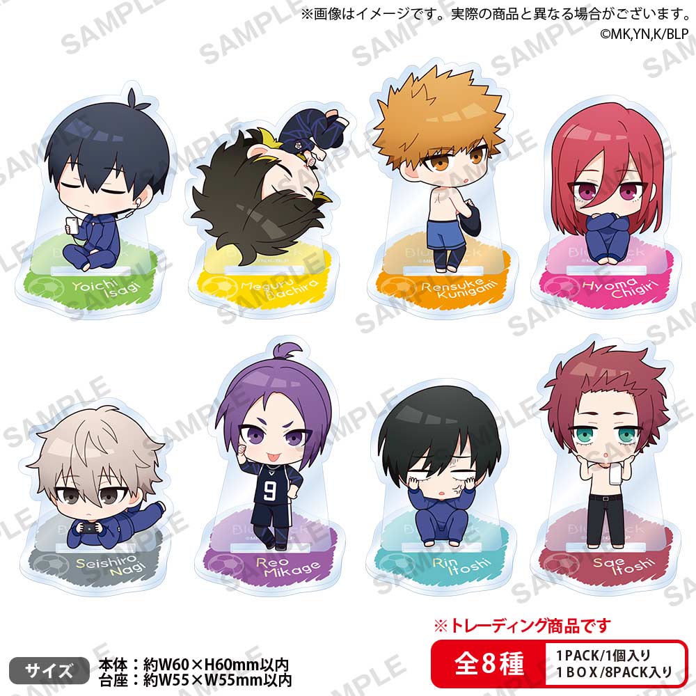 (PO) Blue Lock Trading Mini Chara Acrylic Stand [BOX] Image_2
