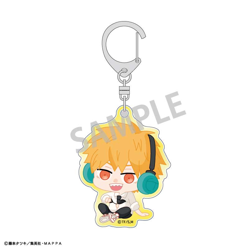 (PO) Chainsaw Man Trading Acrylic Key Chain Enjoy Music [BOX] Image_2