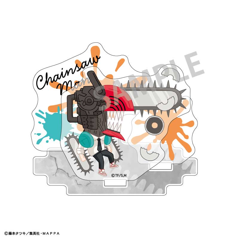 (PO) Chainsaw Man Acrylic Stand Enjoy Music - Chainsaw Man Image_2