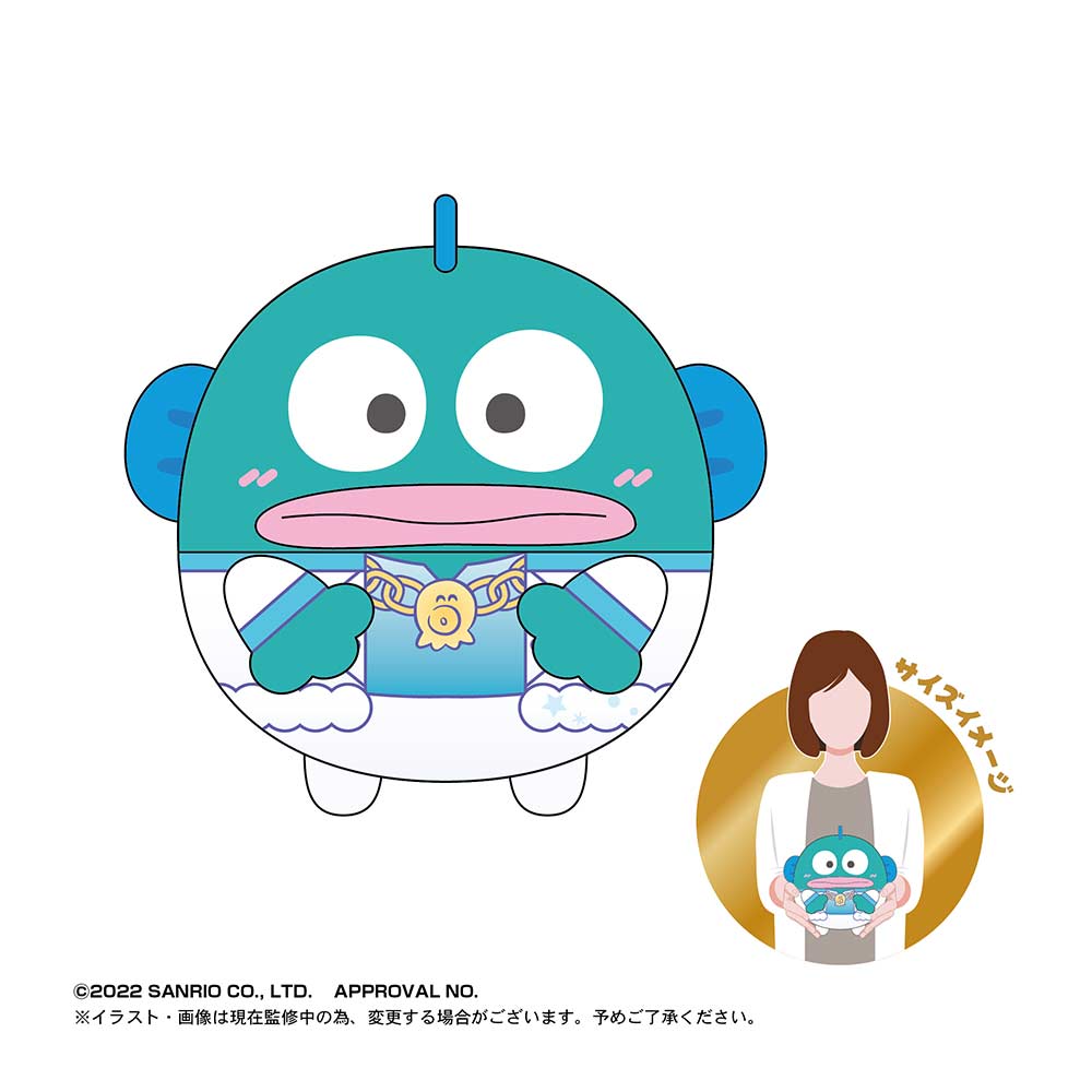 (PO) SR-51 Sanrio Characters HAPIDANBUI Fuwakororin (M Size) 2 A Hangyodon Image_1