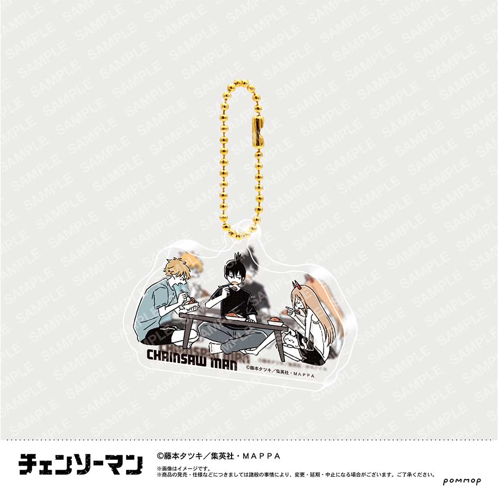 (PO) Chainsaw Man Yuru Style Acrylic Key Chain Collection [BOX] Image_9