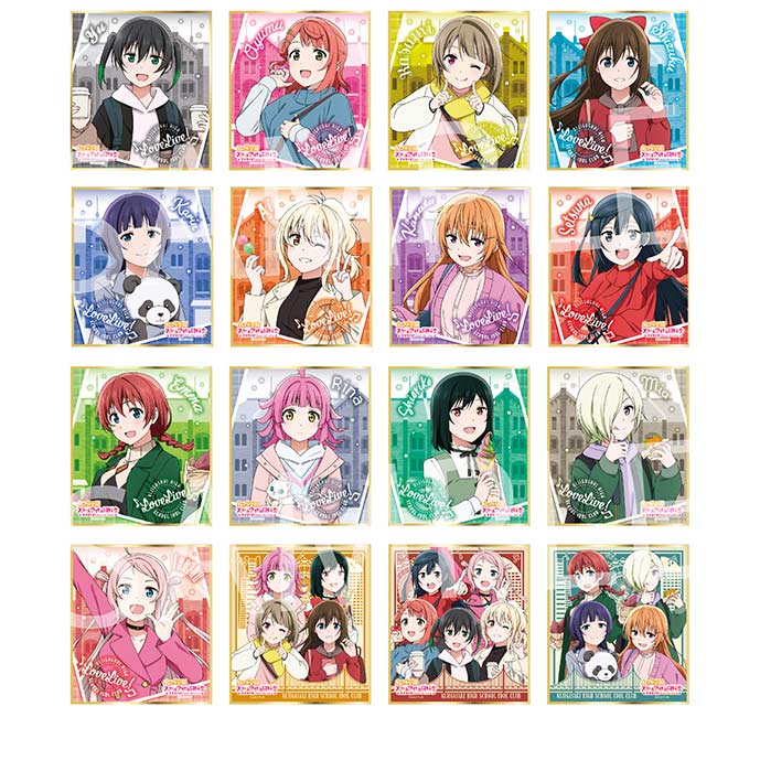 (PO) Love Live! Nijigasaki Academy School Idol Club Visual Shikishi Collection [BOX] Image_2