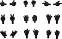 (PO) Nendoroid Doll Hand Parts Set Gloves Ver. (Black) Image_2