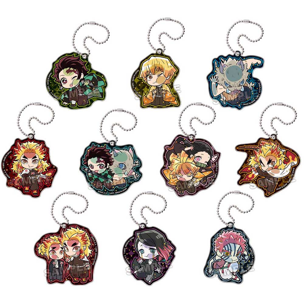 (PO) Pita! Defome Demon Slayer: Kimetsu no Yaiba the Movie: Mugen Train Acrylic Key Chain [BOX] Image_1