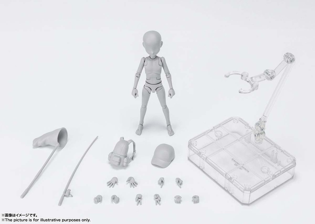 (PO) S.H.Figuarts Body-kun Ken Sugimori Edition DX Set (Gray Color Ver.) (Re-issue) Image_7
