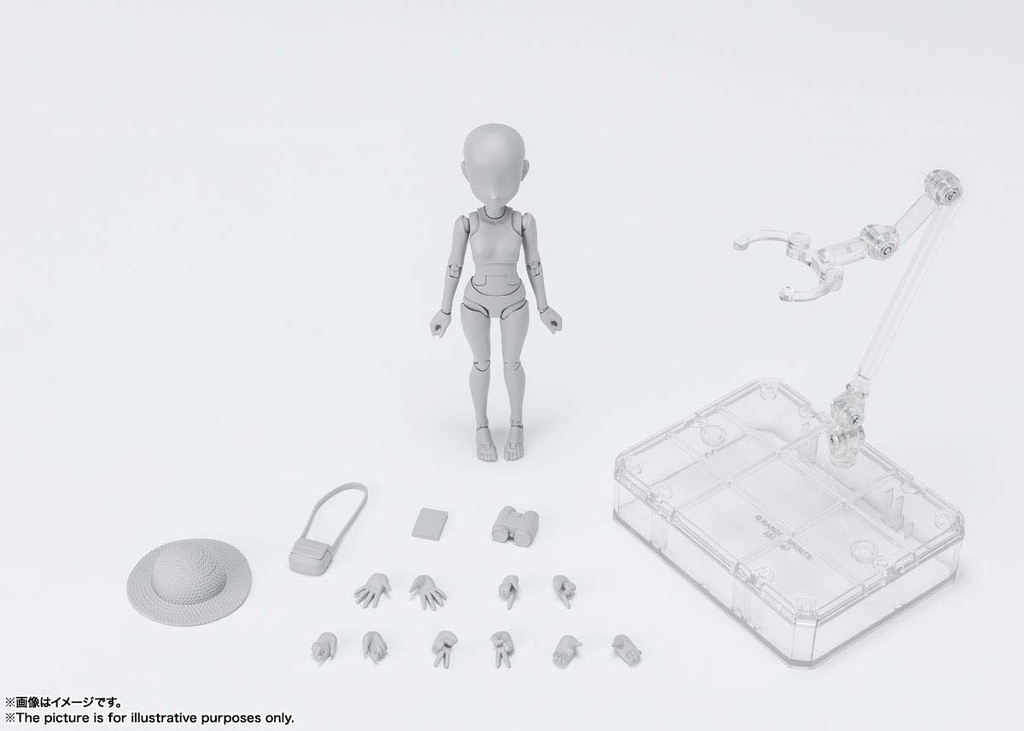(PO) S.H.Figuarts Body-chan Ken Sugimori Edition DX Set (Gray Color Ver.) (Re-issue) Image_8