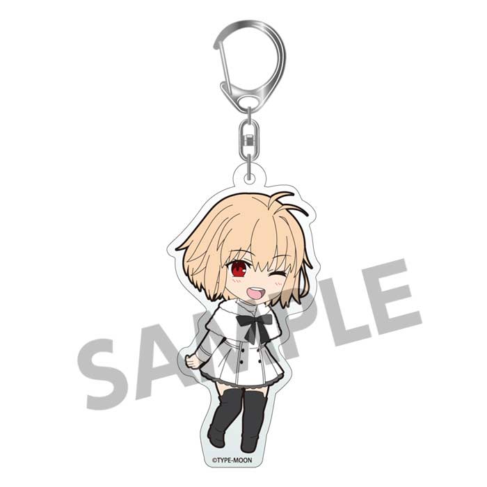 (PO) Pikuriru! TSUKIHIME A Piece of Blue Glass Moon Trading Acrylic Key Chain [BOX] Image_3
