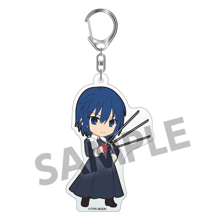 (PO) Pikuriru! TSUKIHIME A Piece of Blue Glass Moon Trading Acrylic Key Chain [BOX] Image_5