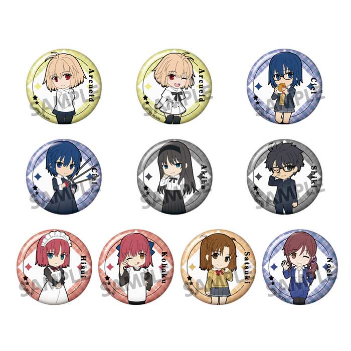 (PO) Pikuriru! TSUKIHIME A Piece of Blue Glass Moon Trading Can Badge [BOX] Image_1
