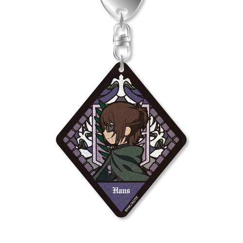 (PO) VETCOLO Attack on Titan Glitter Acrylic Key Chain 05 Hans Zoe Image_1