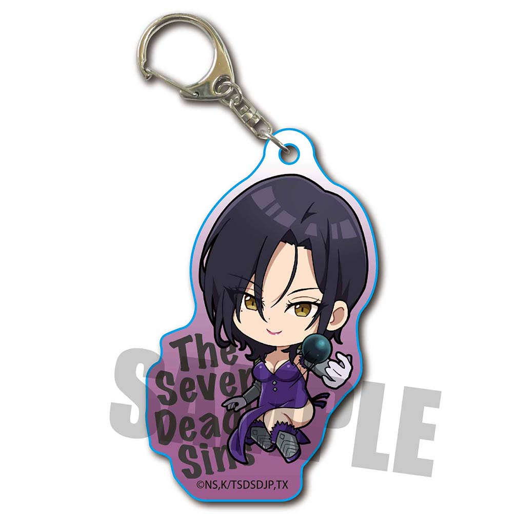 (PO) The Seven Deadly Sins: Dragon's Judgement Action Series Acrylic Key Chain - Merlin Image_1