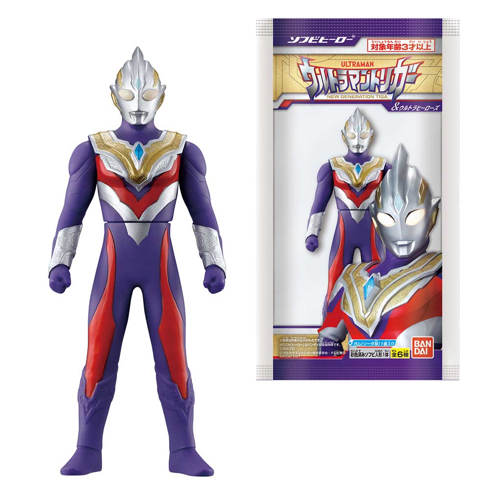 (PO) Soft Vinyl Hero Ultraman Trigger & Ultraman Heroes [BOX] Image_1
