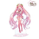 (PO) Hatsune Miku Sakura Miku Original Illustration Art by Shirabii Big Acrylic Stand - Sakura Miku Image_1