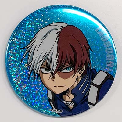 (PO) My Hero Academia Big Kirakira Can Badge - Todoroki Shoto Image_1