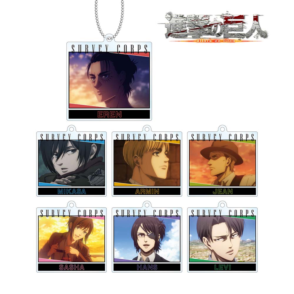 (PO) Attack on Titan Trading Survey Corps Acrylic Key Chain [BOX] Image_1
