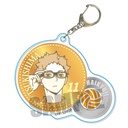 (PO) Haikyu! To The Top Chara Medal Acrylic Key Chain Tsukishima Kei (Re-issue) Image_1