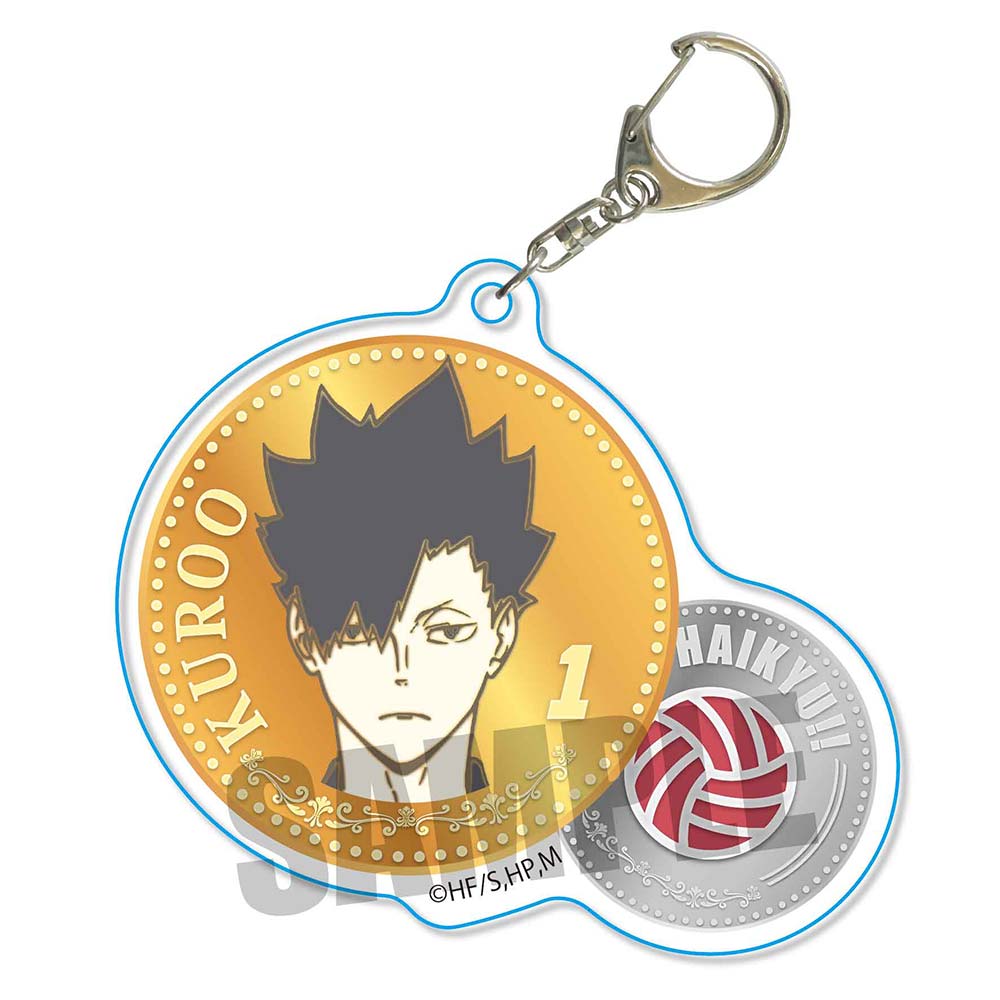 (PO) Haikyu! To The Top Chara Medal Acrylic Key Chain Kuroo Tetsuro (Re-issue) Image_1