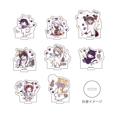 Danganronpa V3 Killing Harmony 10 Cat Ver. (Graff Art Design) Acrylic Petit Stand Image_1