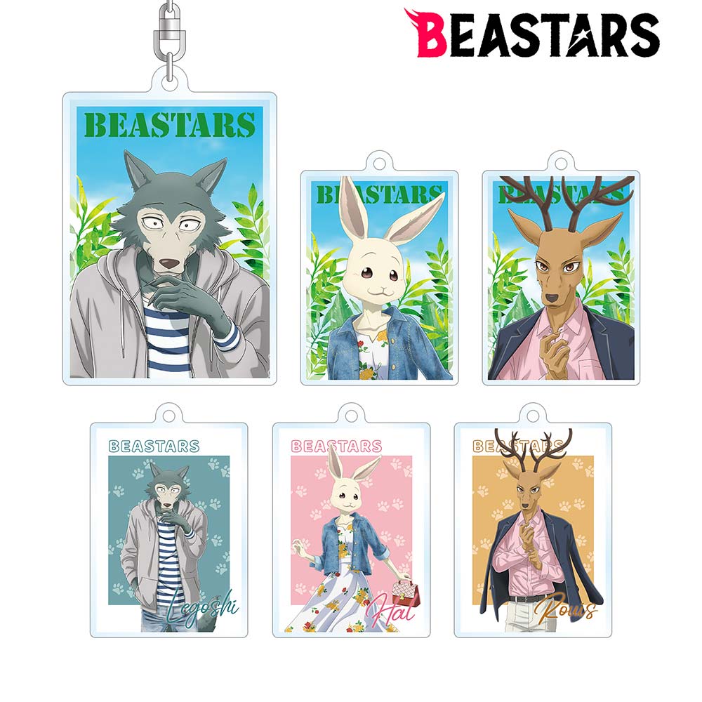 (PO) BEASTARS Tobu Zoo Collaboration Original Illustration Casual Outfit Ver. Trading Acrylic Key Chain [BOX] Image_1