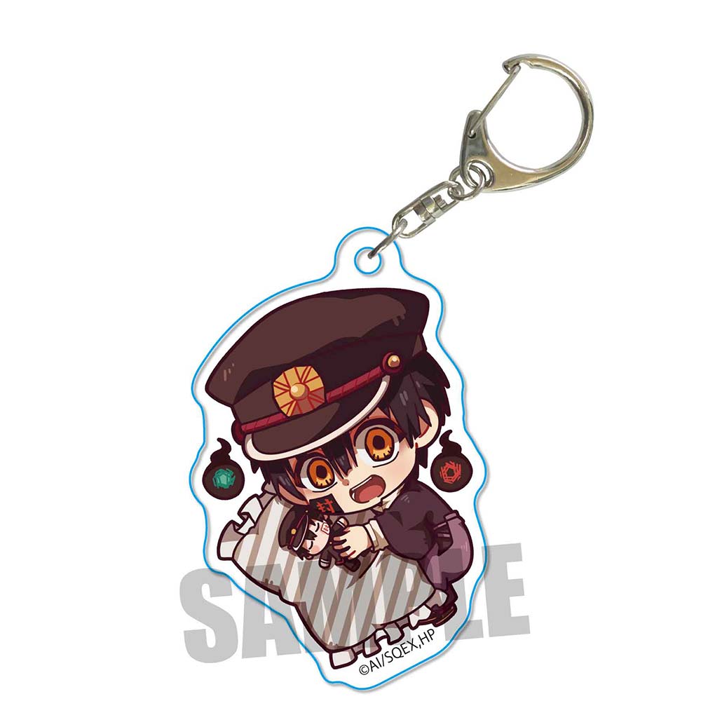 (PO) Toilet-bound Hanako-kun GyuGyutto Acrylic Key Chain Oyasumi Ver. Tsukasa Image_1