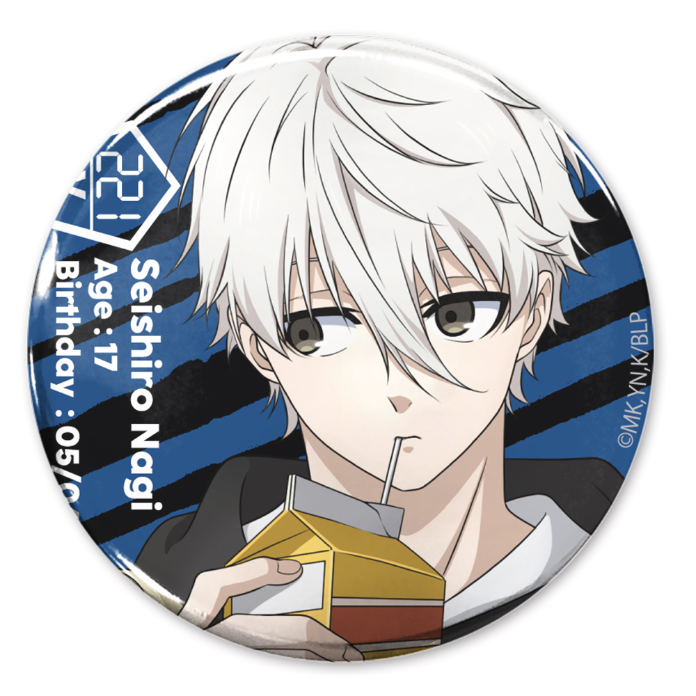 (PO) TV Anime Blue Lock New Illustration Can Badge Seishiro Nagi Image_1